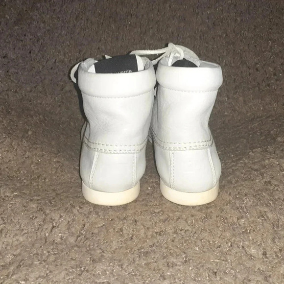 CAMPER X LOREAK MENDIAN-Moccasin Boot-Light Gray Leather-Sz 38-Near Mint-RARE-HT - Picture 6 of 8